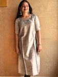 Woman's Festive Kurta - Grey