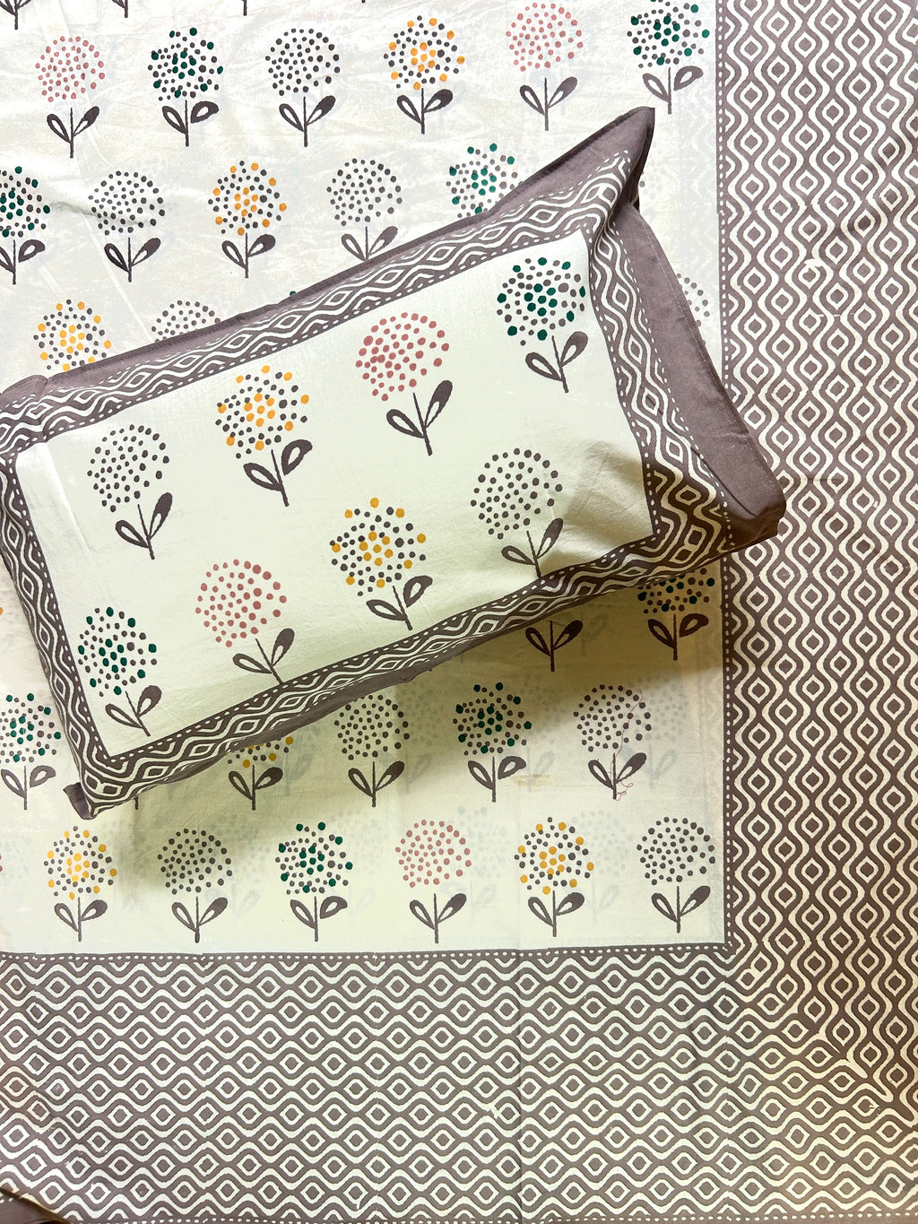 Baagh Superking Bedsheet - Grey