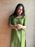 Woman's Festive Kurta - Green