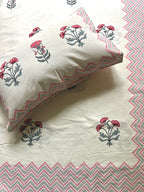 Baagh Superking Bedsheet - Pink