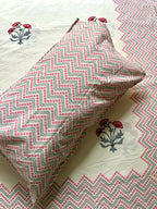 Baagh Superking Bedsheet - Pink