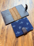 Leather Passport Holder - Blue