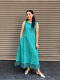 Woman's Casual Dress - Teal