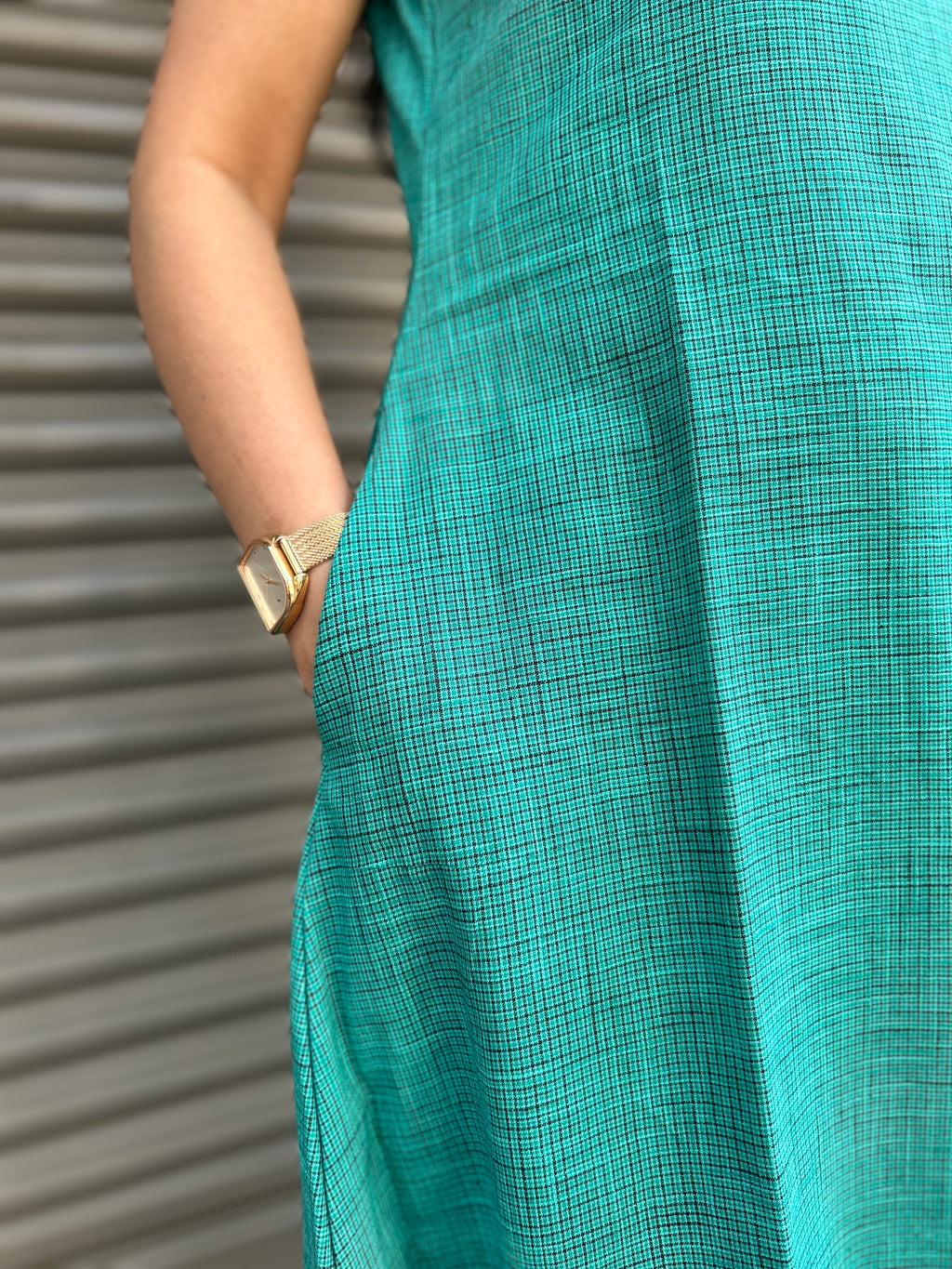 Woman's Casual Dress - Teal