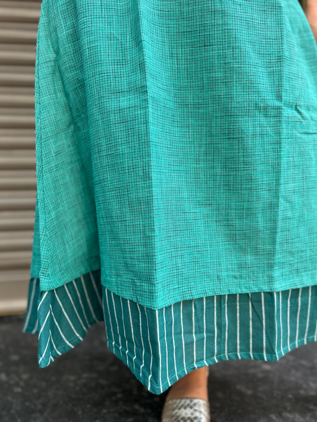 Woman's Casual Dress - Teal