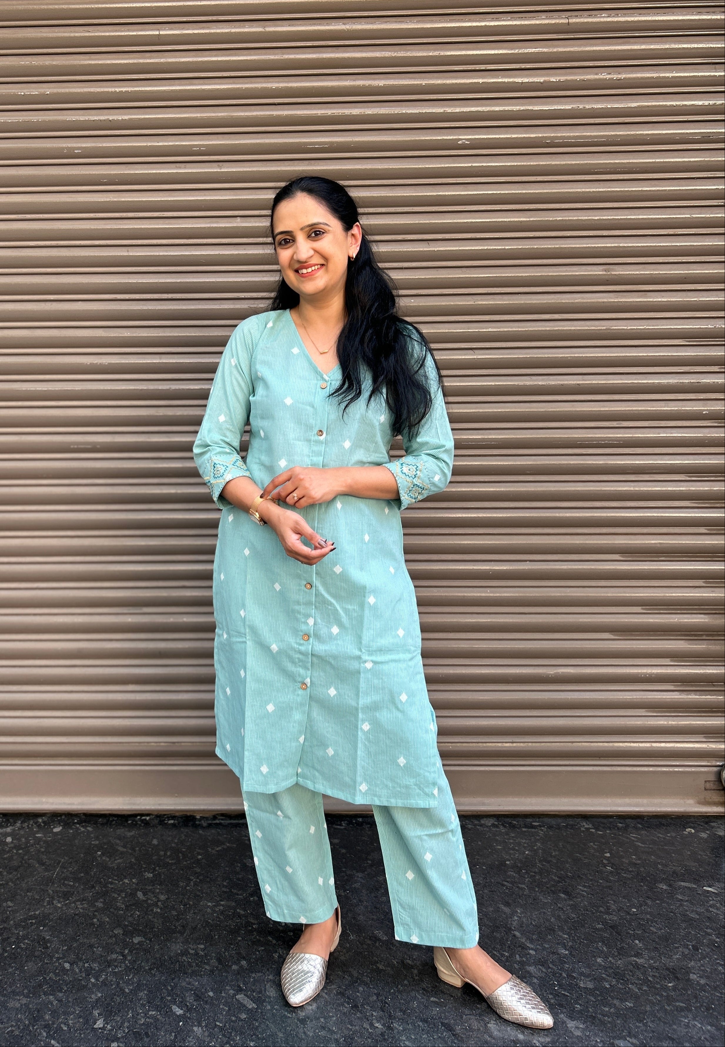 Woman's Co-Ord Set -  Light Blue