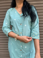 Woman's Co-Ord Set -  Light Blue