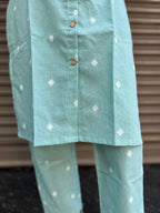 Woman's Co-Ord Set -  Light Blue