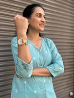 Woman's Co-Ord Set -  Light Blue