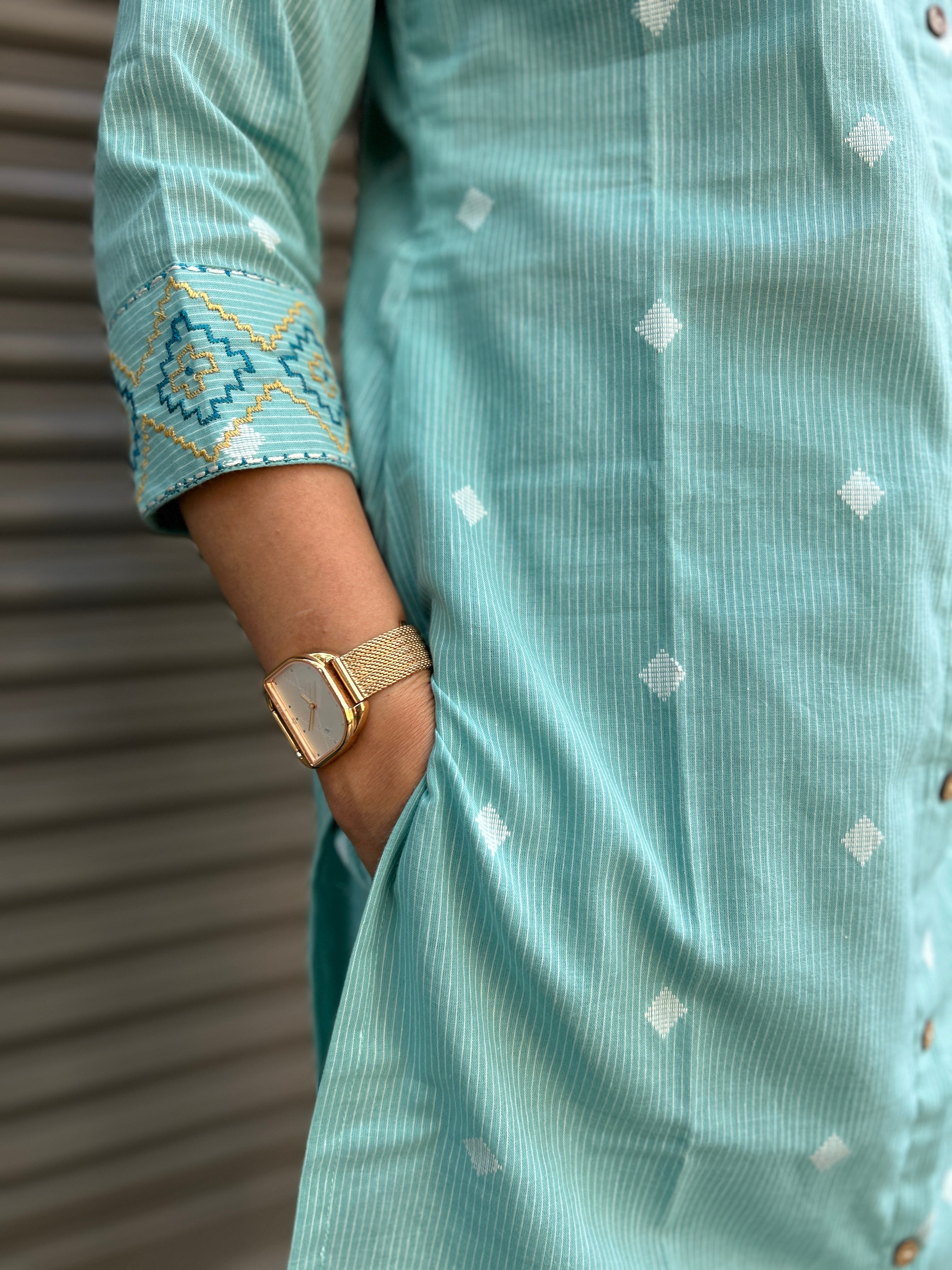Woman's Co-Ord Set -  Light Blue