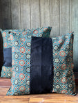 Cushion Cover - Dark Green + Black Khun