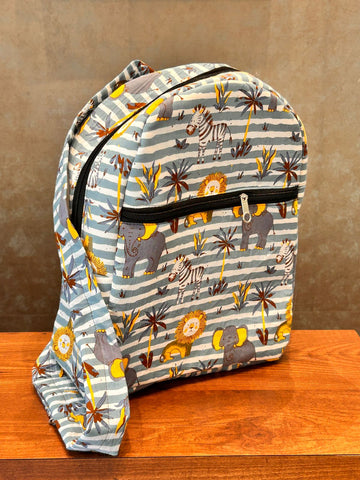 Cotton Backpack - Grey