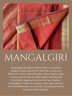 Mangalgiri Pattu Silk Dupatta  - Pista Green