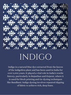 Indigo Double Bedsheet - Small Butti