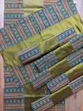 Table Mat & Table Runner Set - Green + Yellow Khun