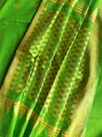 Madhubani Silk Saree - Green