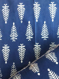 Indigo Double Bedsheet - Tree Butti