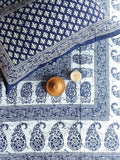 Indigo Double Bedsheet - Small Butti