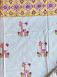 Kids Bedsheet + Quilt Set - Giraffe