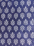 Indigo Double Bedsheet - Flower Butti