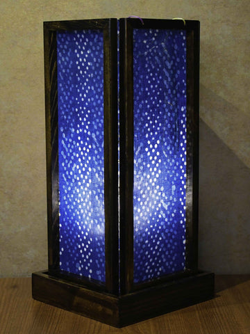 Table Lamp Tall - Indigo Dots