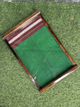 Wooden Tray - Large - Green Khun