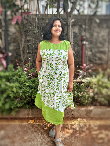 Woman's Casual Dress - Green